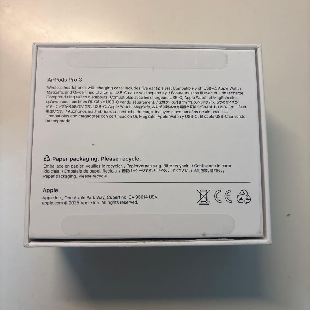 Apple AirPods Pro3 本体