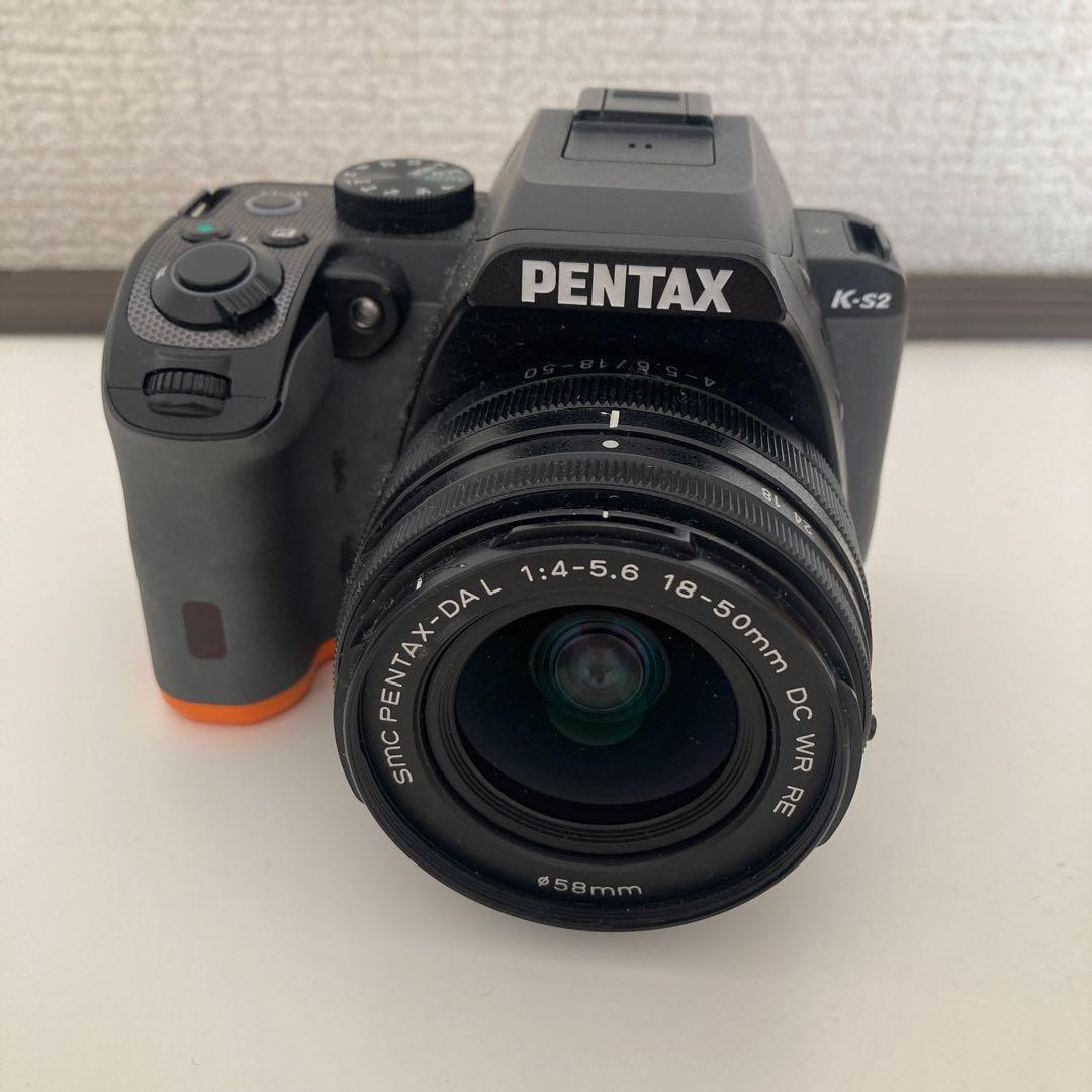 PENTAX KS2 ブラック×オレンジ 動作確認済み