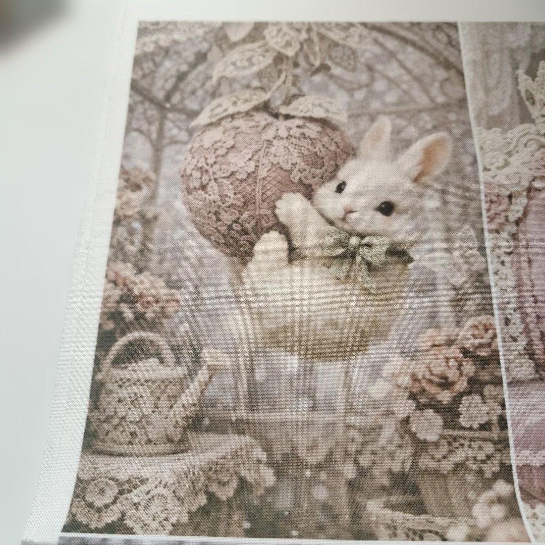 シュガーコテージパネル生地　ハンドメイド