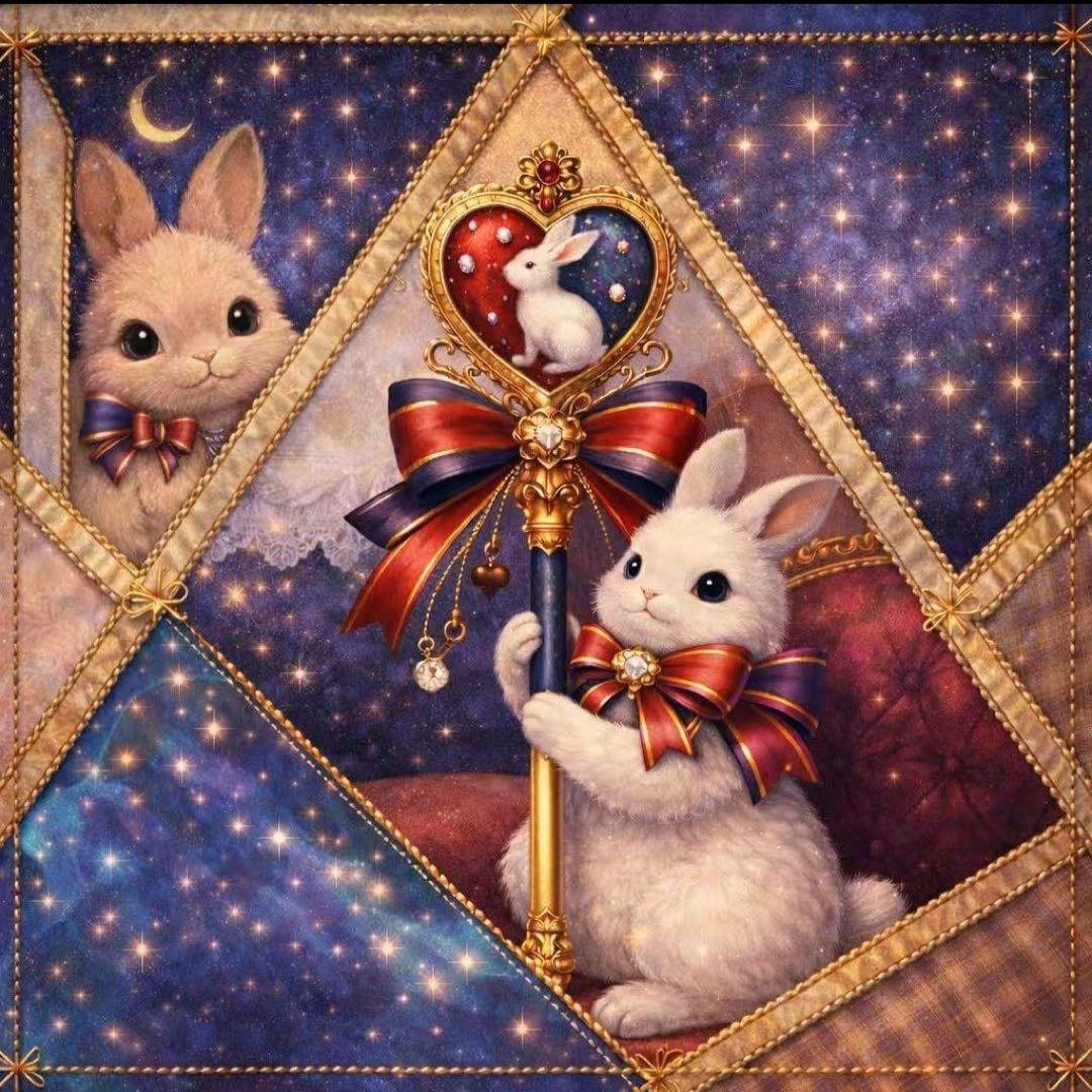 シュガーコテージパネル生地　ハンドメイド