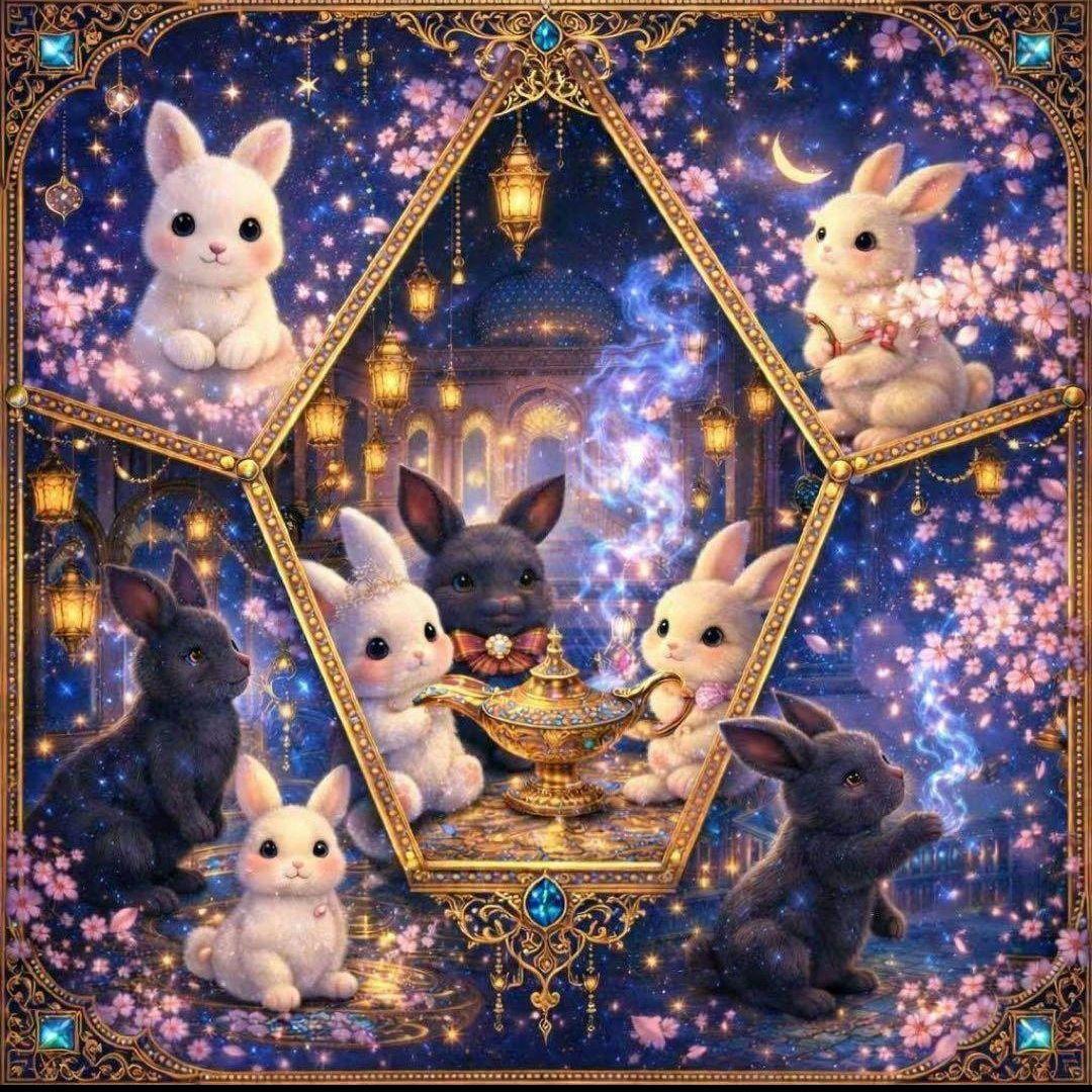 シュガーコテージパネル生地　ハンドメイド