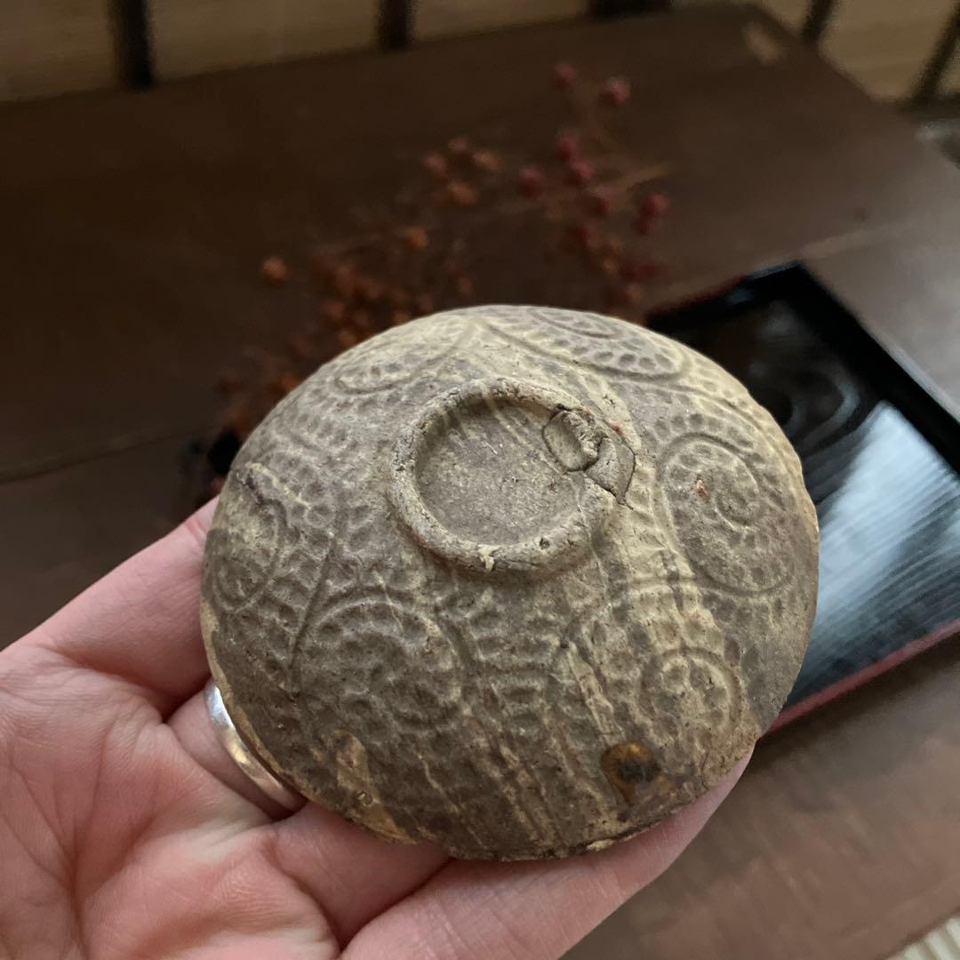 希少　初期伊万里　蛸唐草　紅皿　豆皿 小皿　飴釉 古美術 古道具 アンティーク