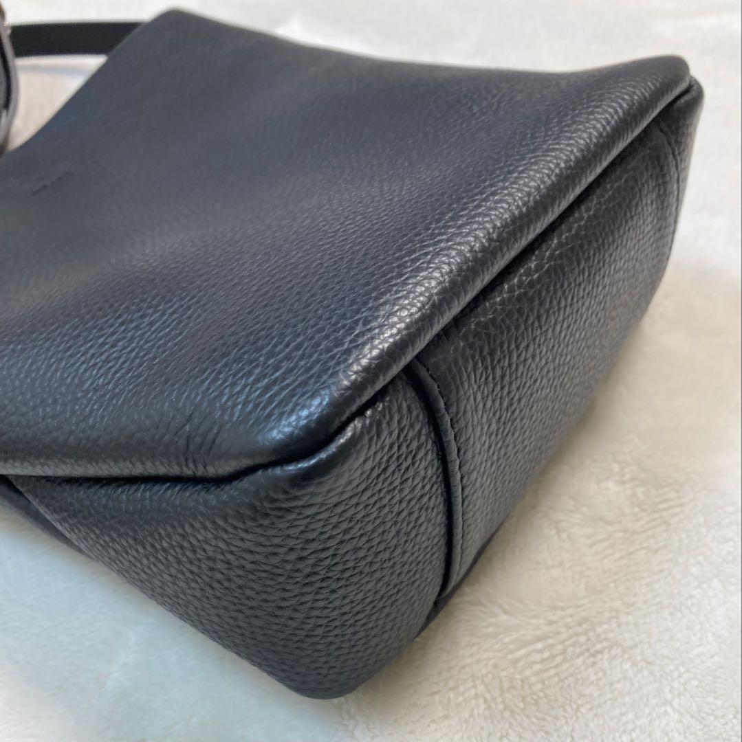 新品・未使用 豊岡鞄 本革 ショルダーバッグ