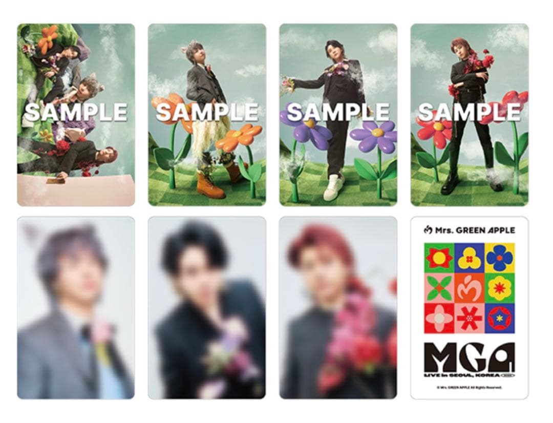 Mrs. GREEN APPLE ミセス アクスタ　フォトカードセット　韓国限定