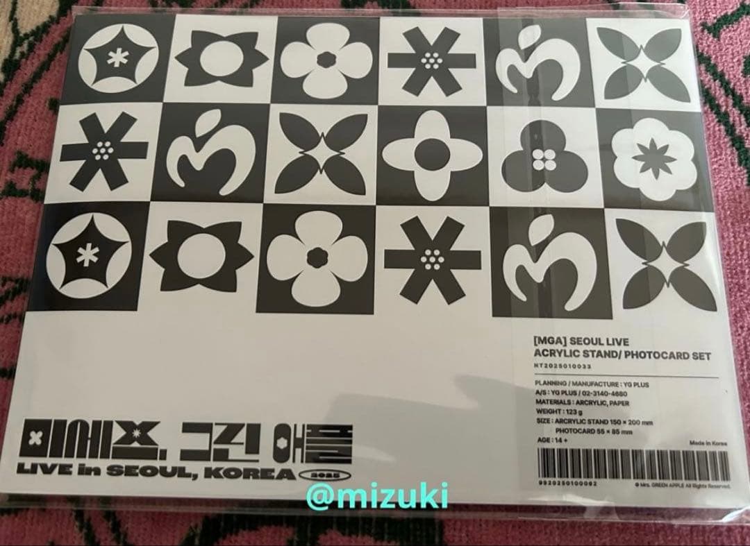 Mrs. GREEN APPLE ミセス アクスタ　フォトカードセット　韓国限定