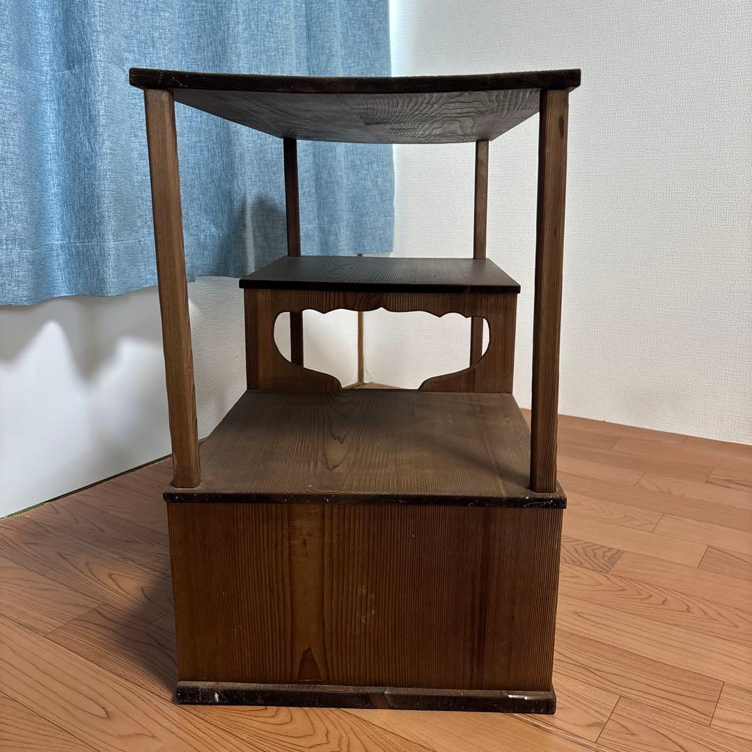 茶道具　袋棚　茶棚　志野棚　飾り棚　木製ラック