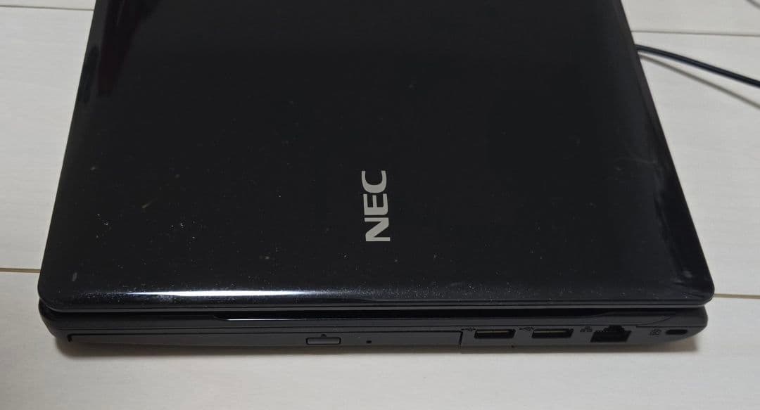 超美品 NEC ノートPC ブラック intel i7CPU 日本製 64ビット