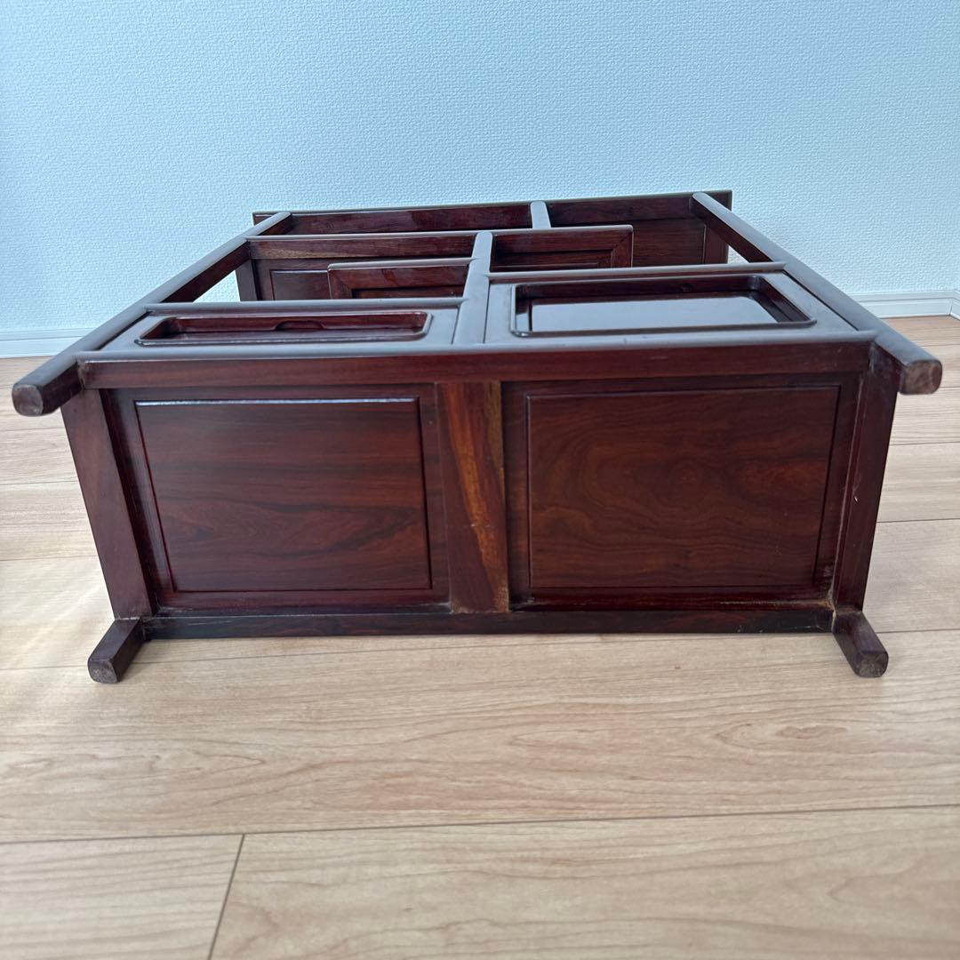 【美品】茶箪笥 飾り棚 和家具 引き出し付き