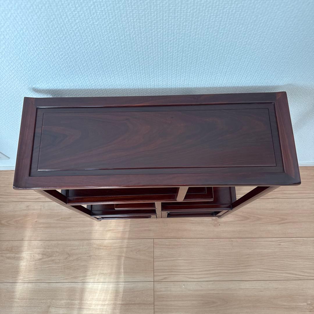 【美品】茶箪笥 飾り棚 和家具 引き出し付き