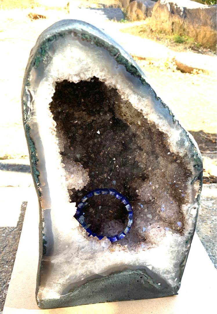 ブラジル産 フラワーアメジストドーム