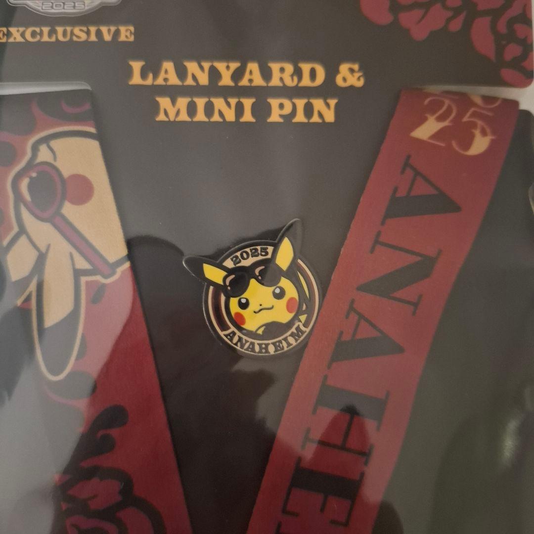 【現地限定】 WCS 2025 アナハイム ストラップ ウインディ ピカチュウ②