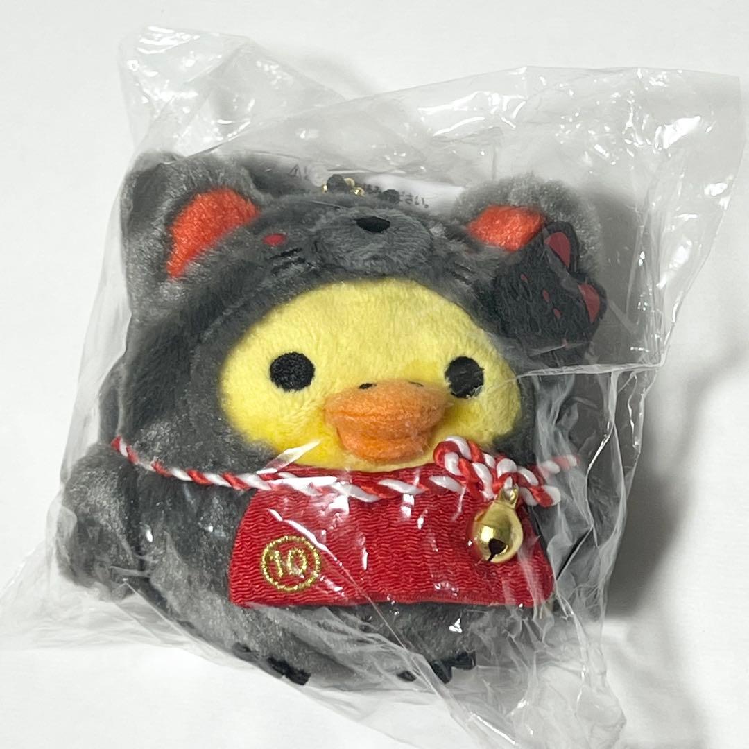 キイロイトリ 黒狐　ぶらさげぬいぐるみ 京都四条河原町店 限定