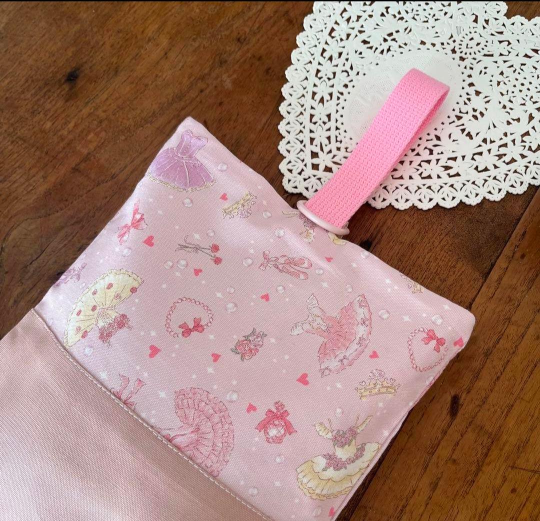 入園入学3点セット♡レッスンバッグ　体操服入れ上靴入れ　ゆめかわ♡女の子♡ピンク