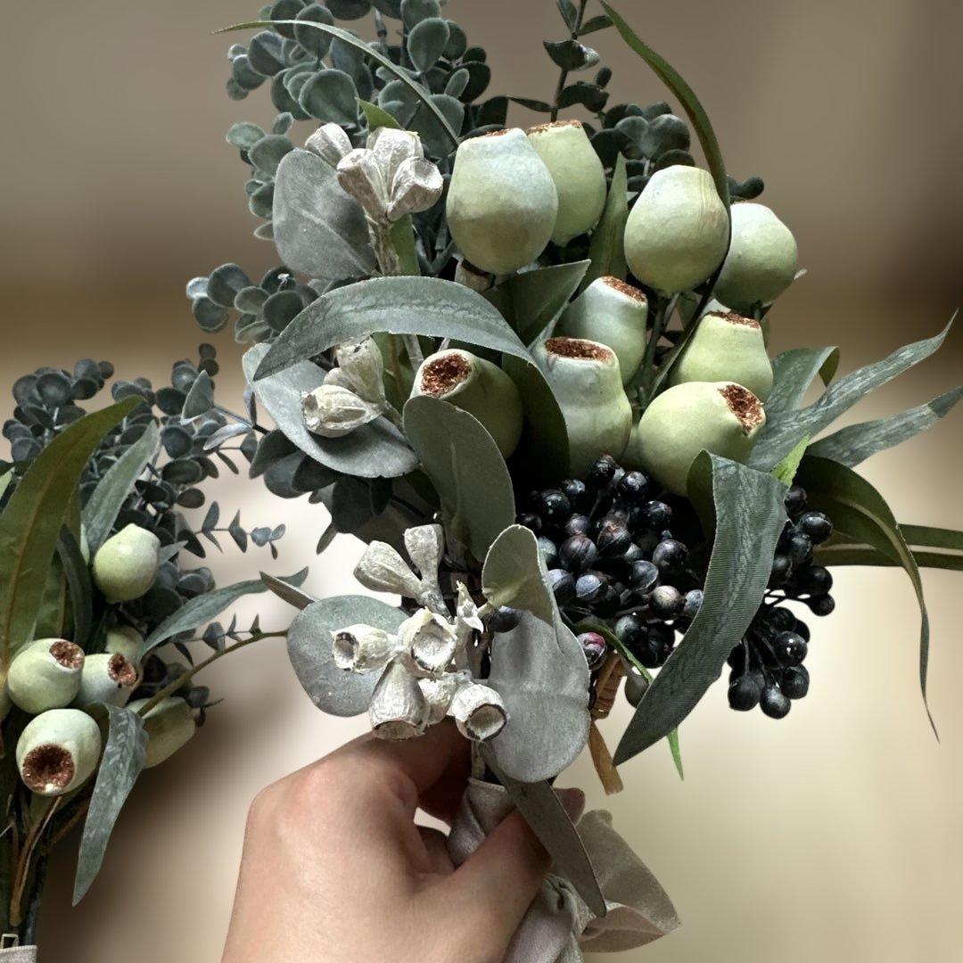 ウェディングブーケ 2点 アーティフィシャルフラワー