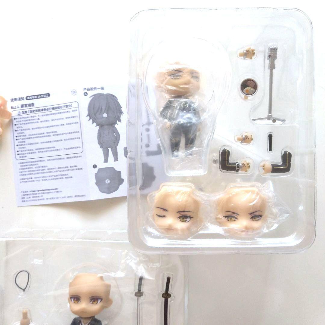 髪パーツなしブリスターなし ねんどろいど にじさんじアイク 辰宮晴臣 大倶利伽羅