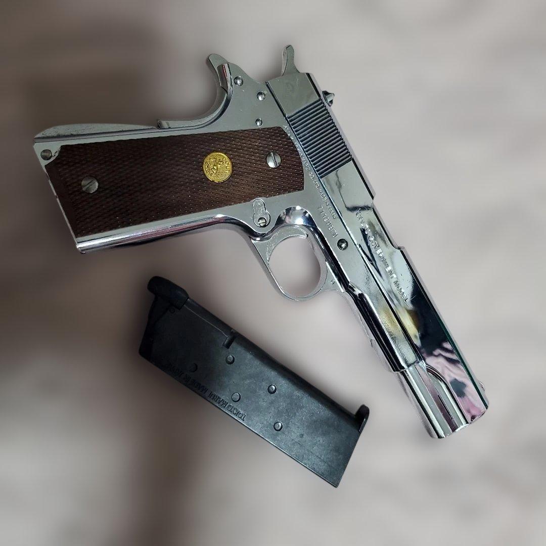 東京マルイ コルトガバメント ニッケルフィニッシュモデル