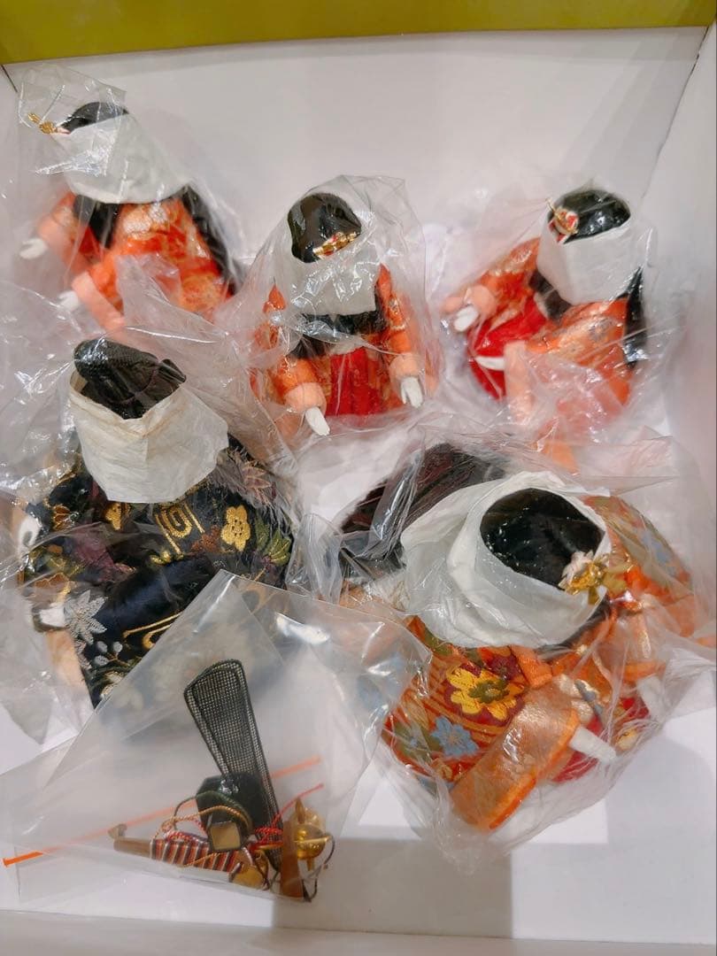 【美品】　真多呂人形　雛人形　五人飾り　真多呂監修　寿宝雛　江戸木目込み