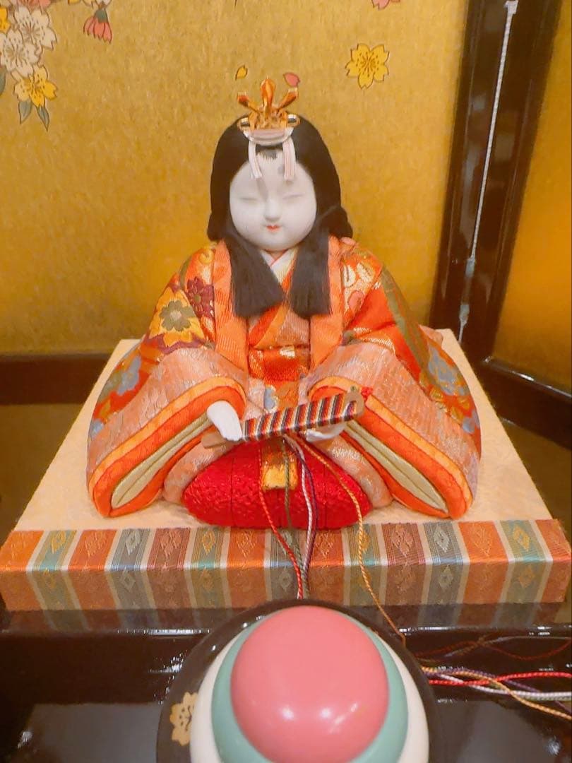 【美品】　真多呂人形　雛人形　五人飾り　真多呂監修　寿宝雛　江戸木目込み