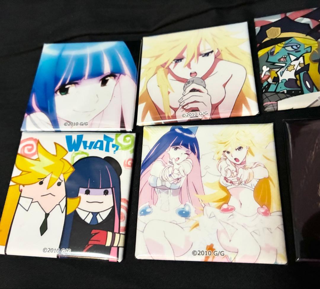 パンティ&ストッキングwithガーターベルト スクエア缶バッジ　7個セット