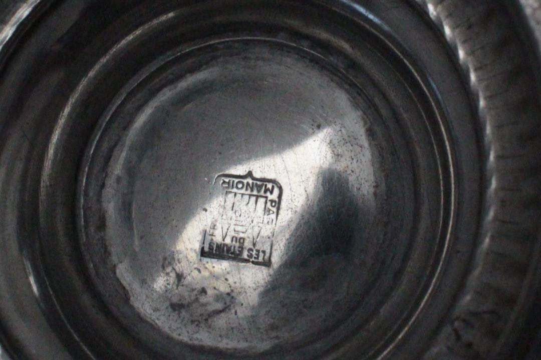 étain エタンティーカップ/フランスアンティーク・無骨