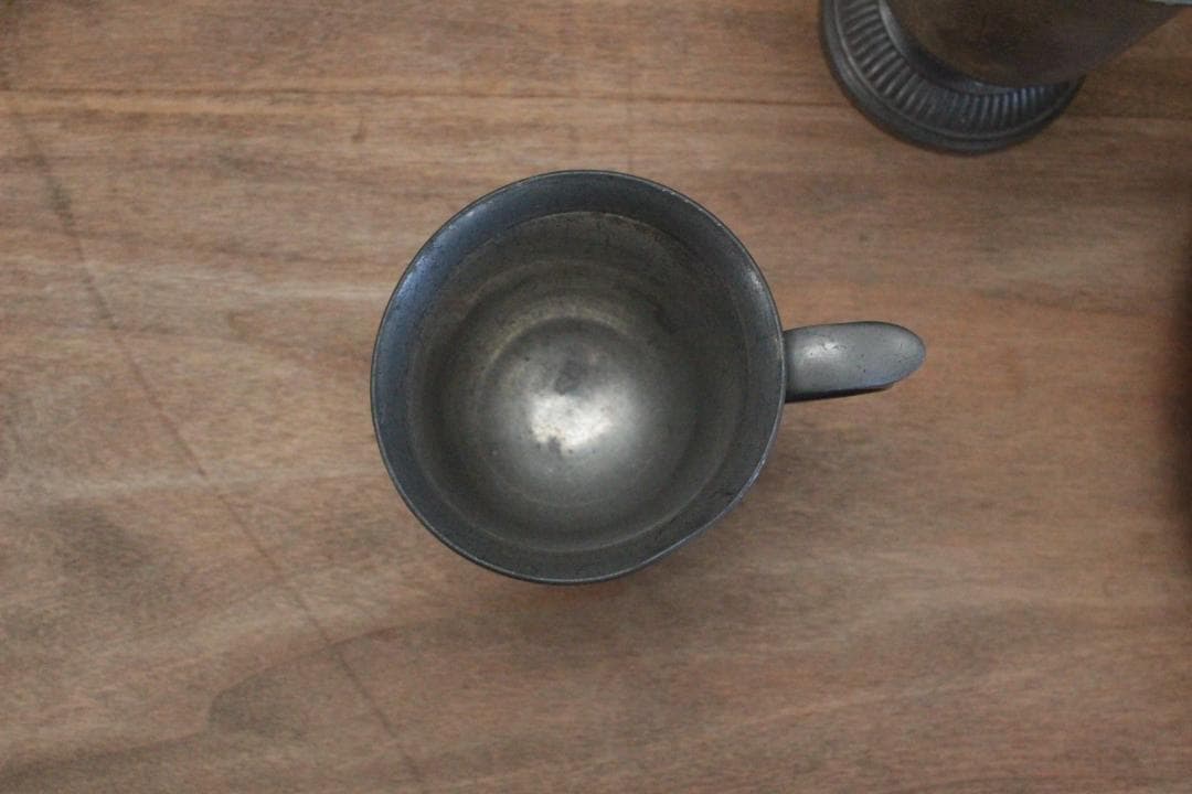 étain エタンティーカップ/フランスアンティーク・無骨