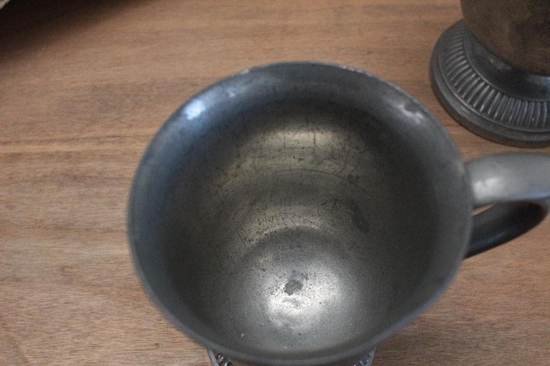 étain エタンティーカップ/フランスアンティーク・無骨