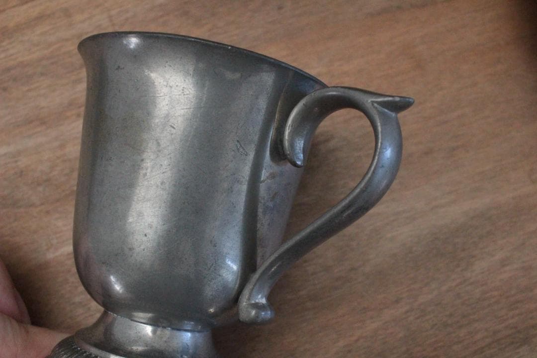 étain エタンティーカップ/フランスアンティーク・無骨