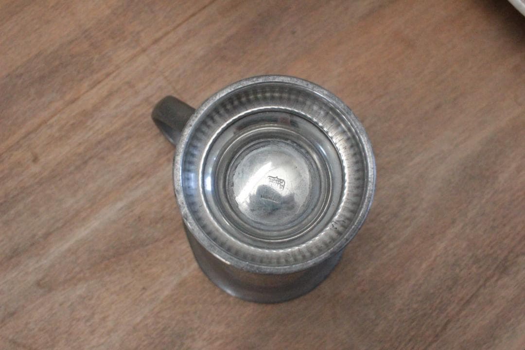 étain エタンティーカップ/フランスアンティーク・無骨