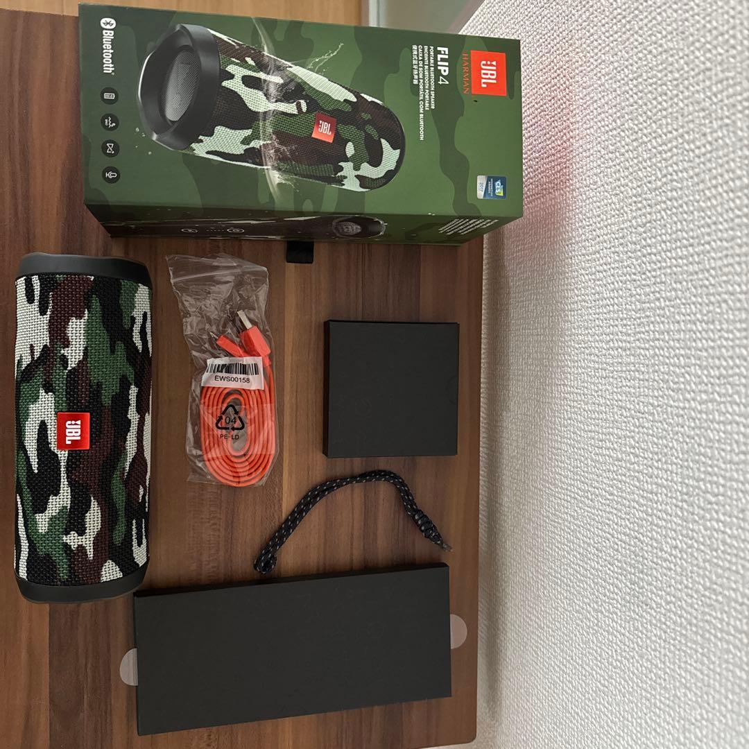 JBL FLIP 4 迷彩 ワイヤレススピーカー