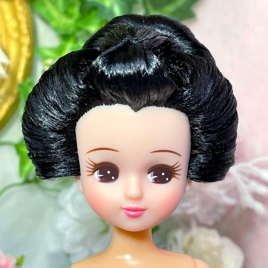 リカちゃん　日本髪風　本体のみ　☆リユース　ハンドメイド　お着物に♡