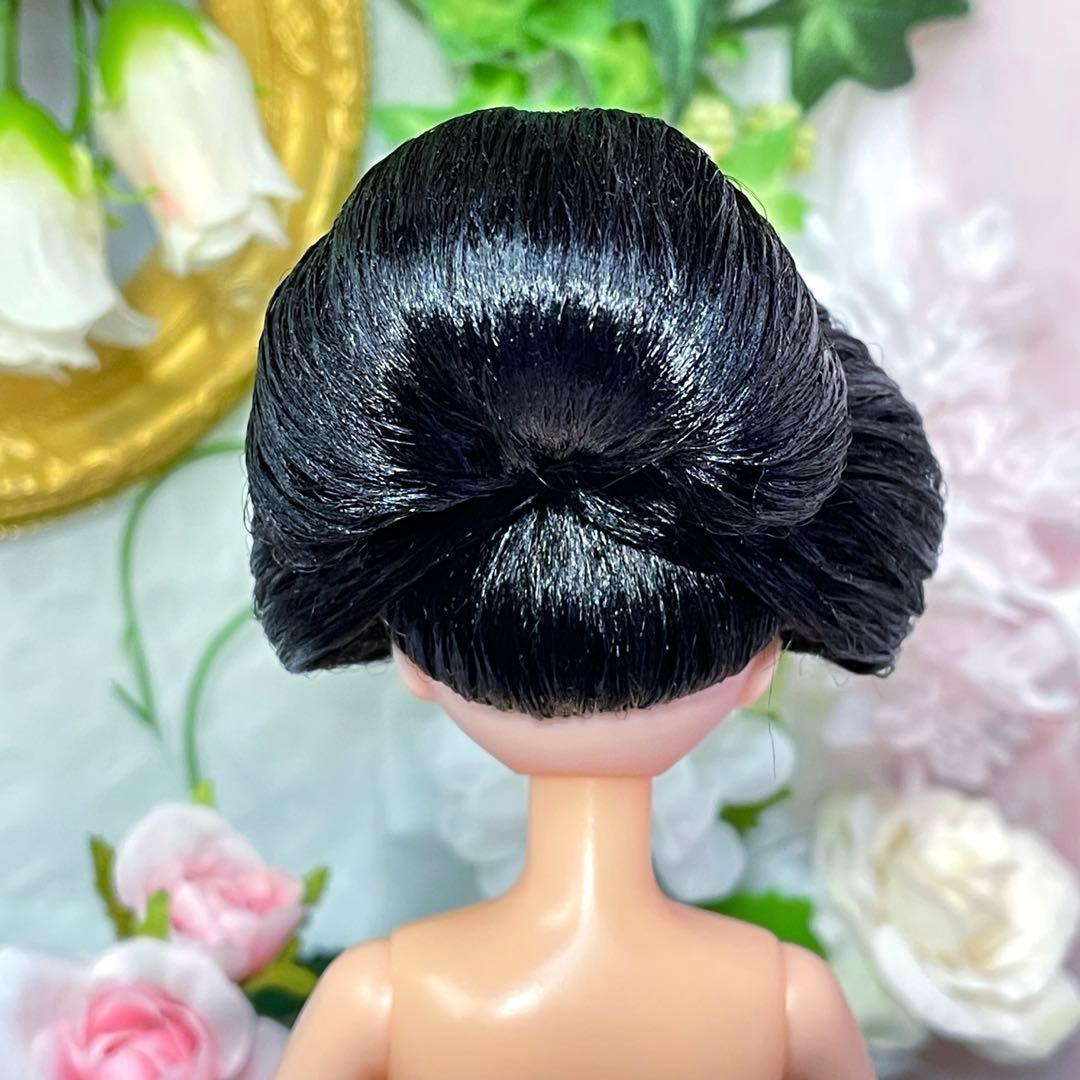 リカちゃん　日本髪風　本体のみ　☆リユース　ハンドメイド　お着物に♡