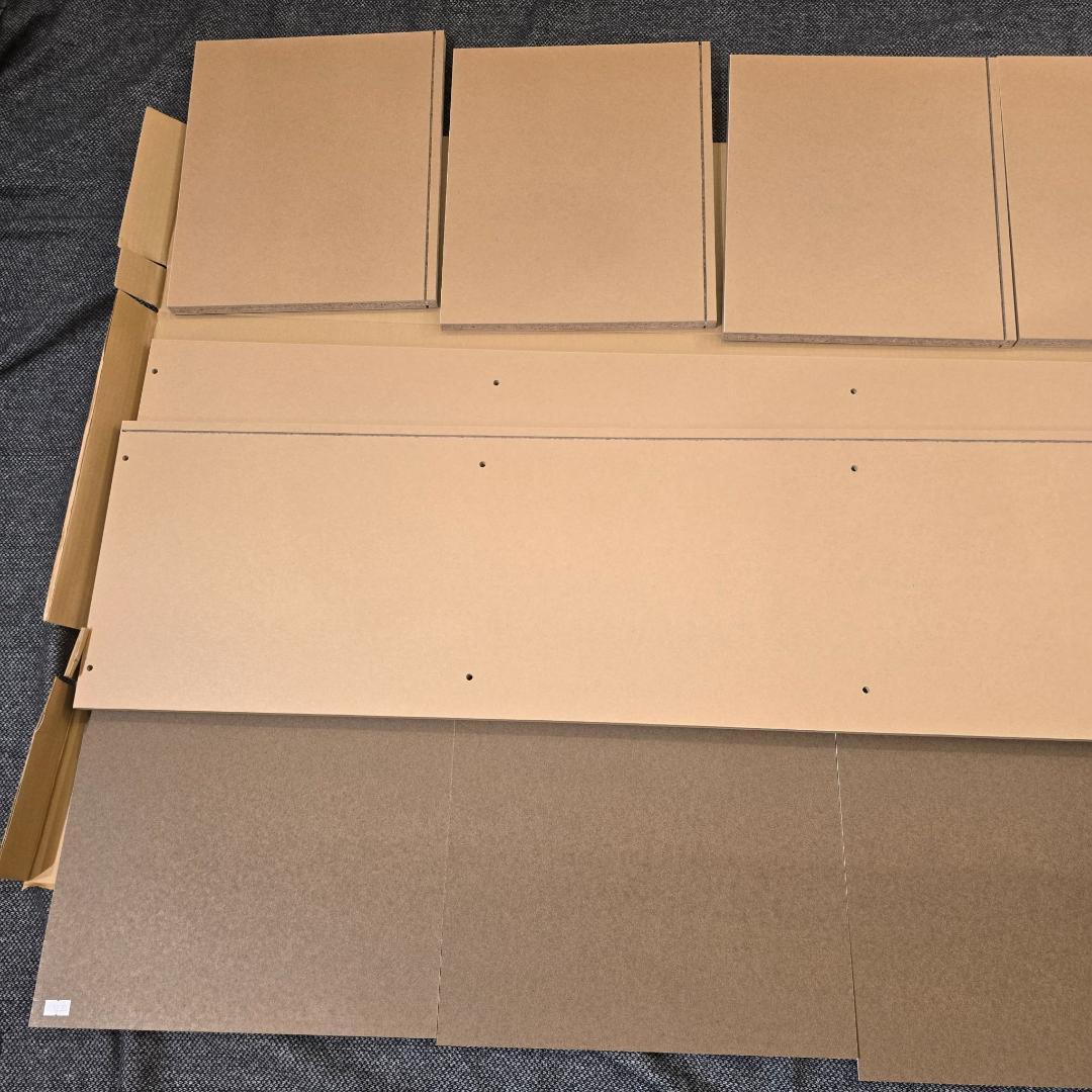 i+ 【廃盤品・未使用】無印良品 パルプボードボックス A4 4段 2セット