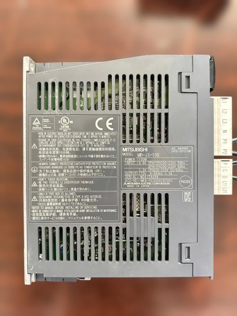 三菱 ACサーボアンプ MR-J3-10B セット