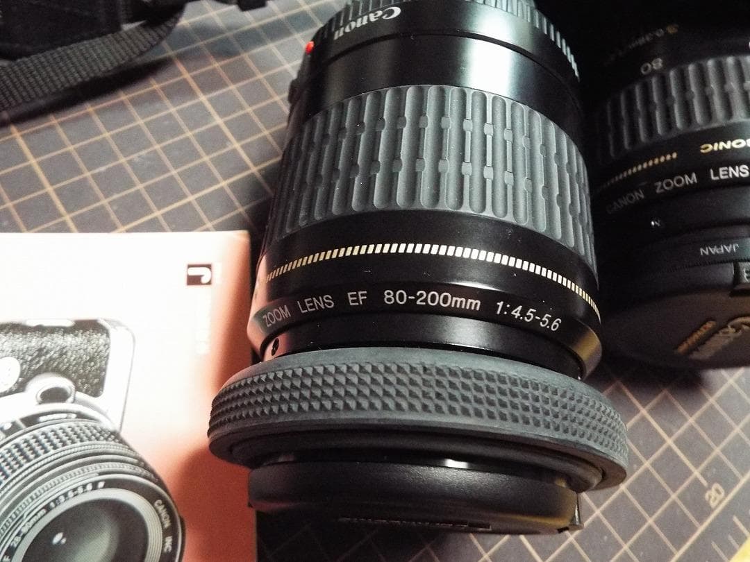 超美品 フィルム式_CANON NEW EOS Kiss ダブルズーム付