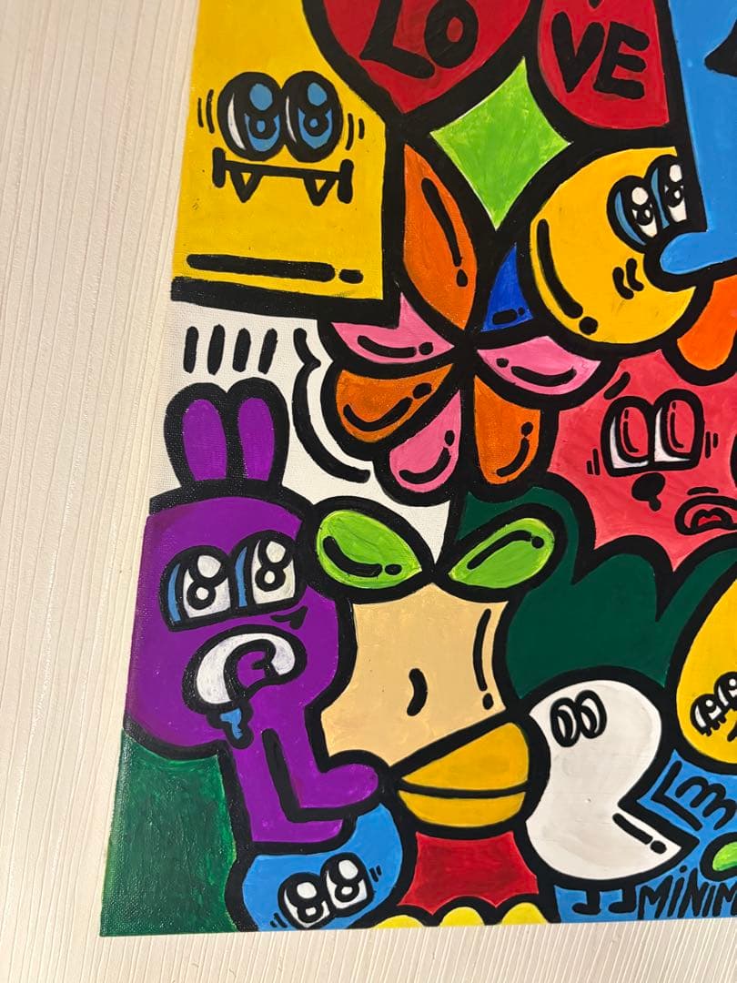 MINIMOON333 ポップアート 絵画