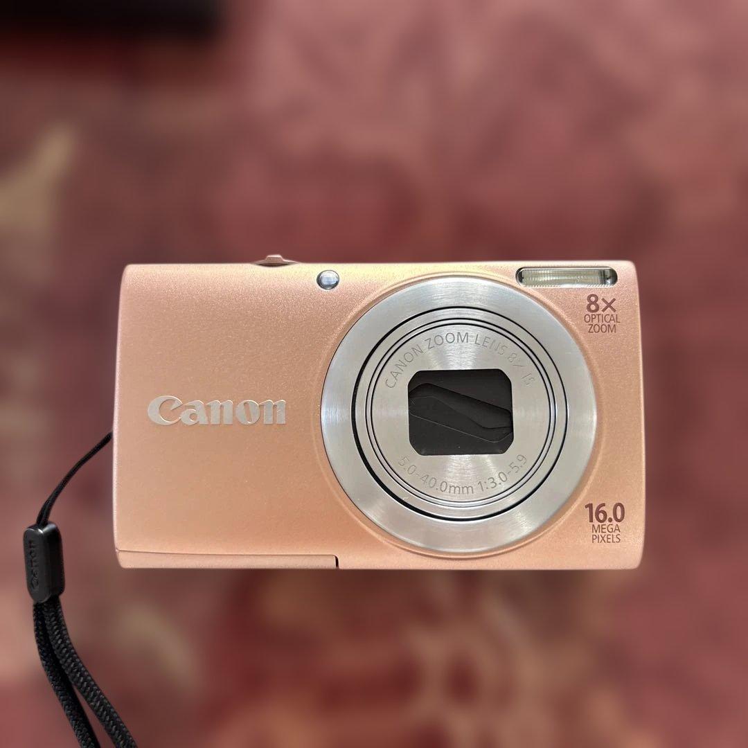動作確認済　Canon PowerShot A4000 IS デジカメ ピンク