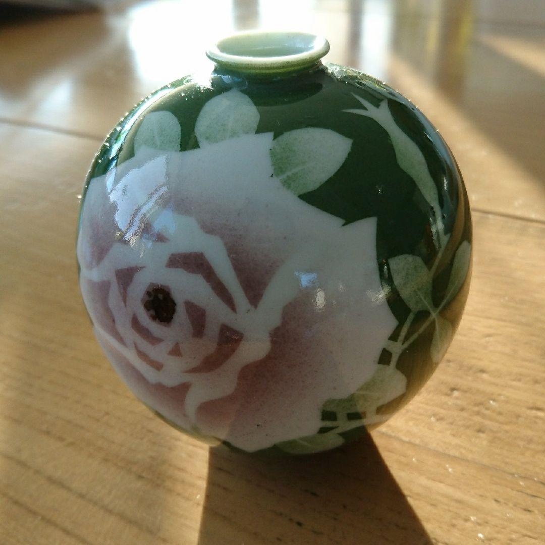 和風丸型花瓶2点セット