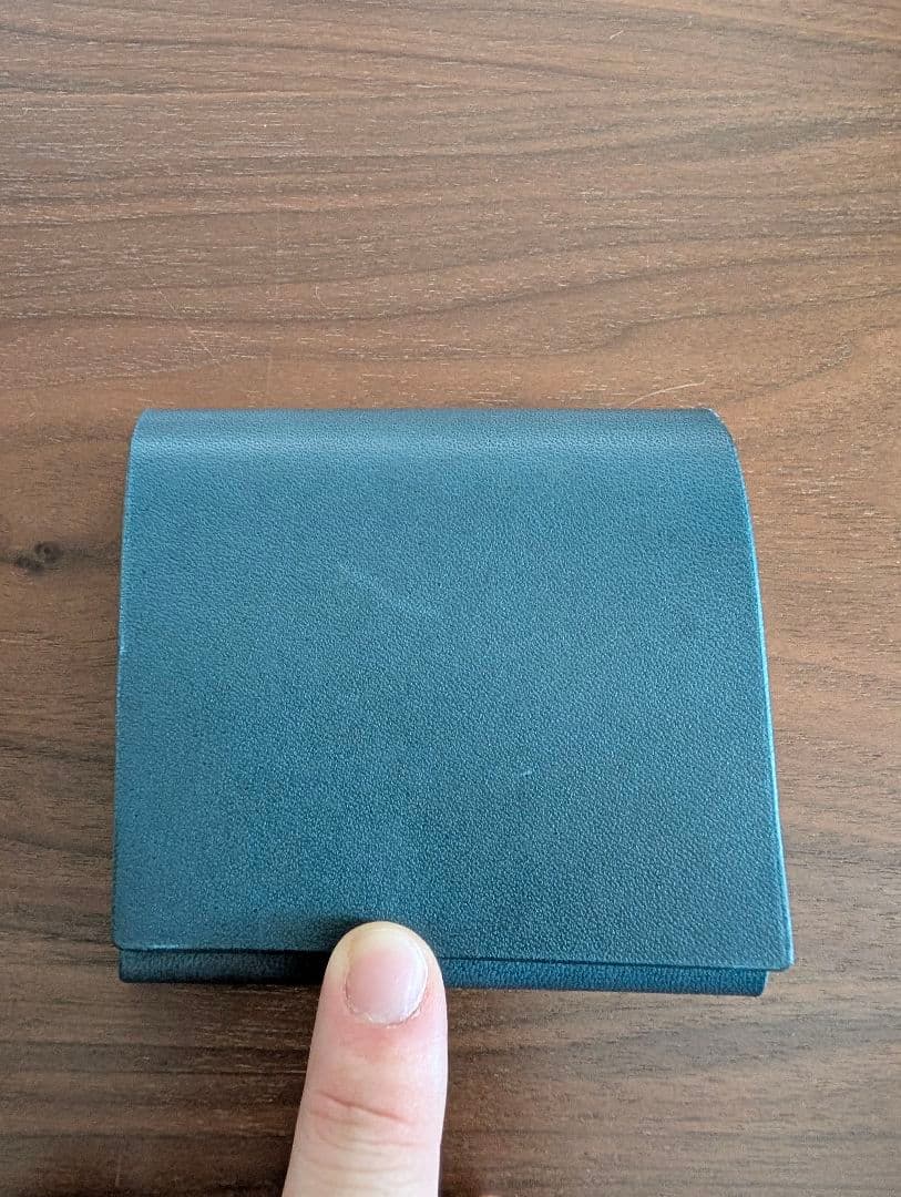 ​【本革ハンドメイド】お札を折らない2つ折り財布 コンパクトウォレット栃木レザー