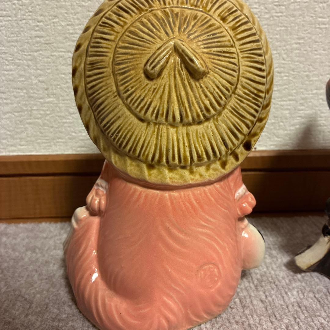 信楽焼　ペアたぬき