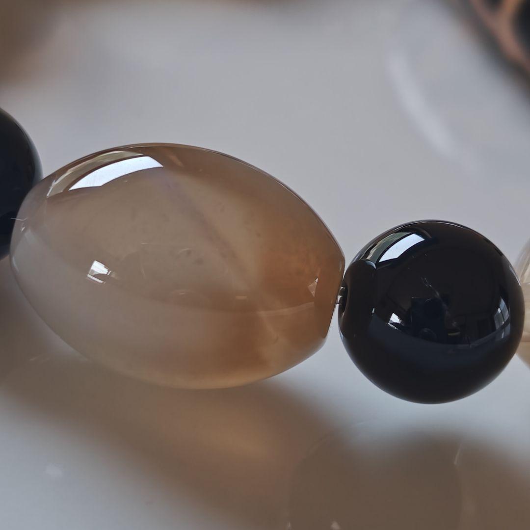 新作♡馬蹄痕付き✡六辨蓮花天珠ブレス