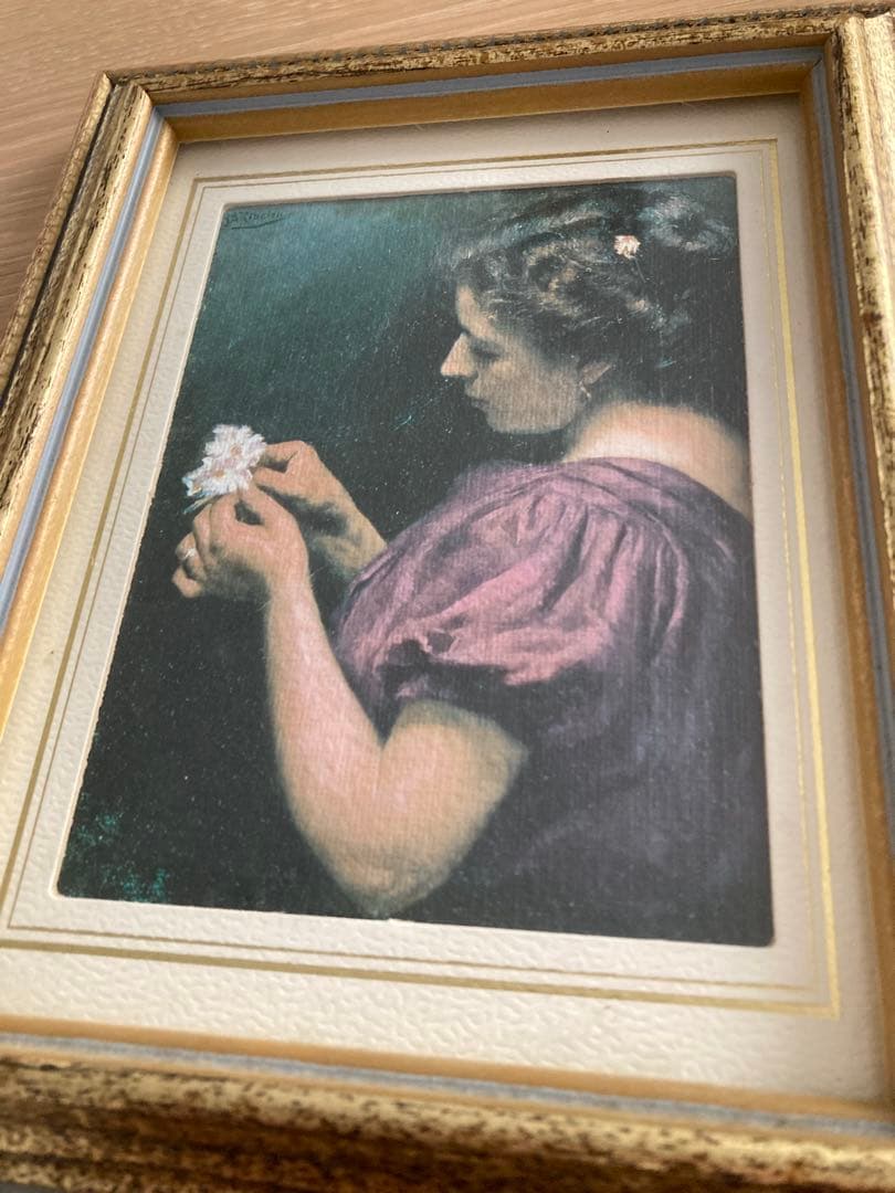 ポルトガル 栄光の500年展 ジョアン・アウグスト・リベイロ 《花を持つ女性》