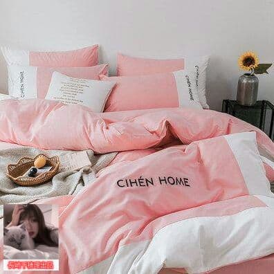 【新品】 コットン100 ベッド用品 ins風 3点セット7