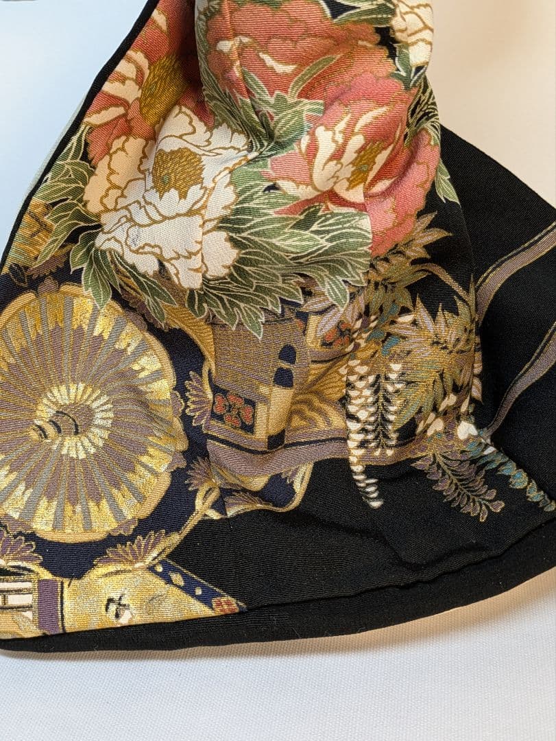 手縫い着物芸者用黒留袖1/6ドール、オビツドール27ジェニー用アウトフィットのみ