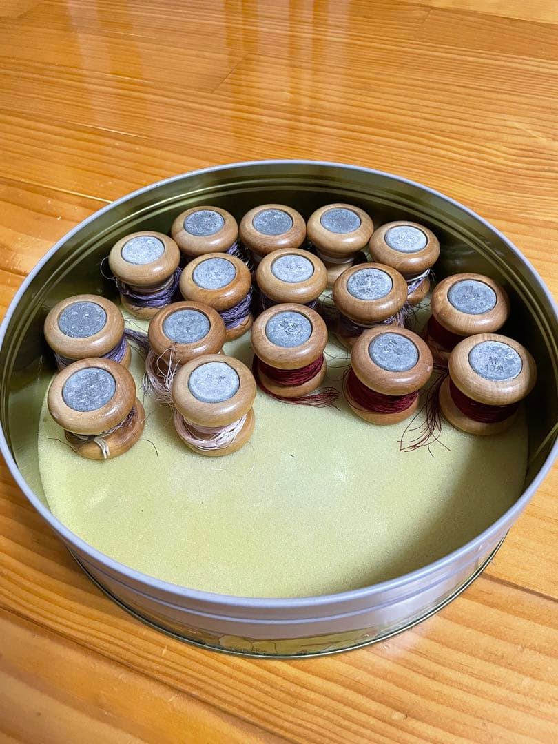 組紐　丸台　組玉•糸付き