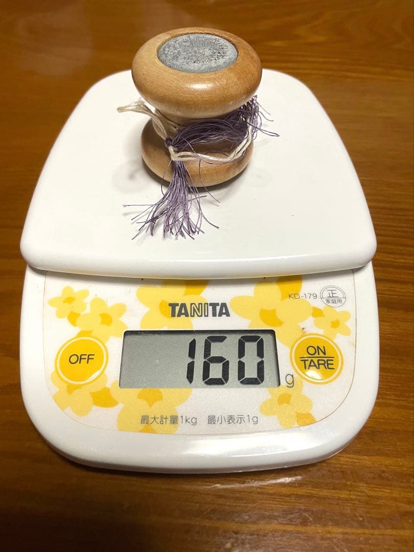 組紐　丸台　組玉•糸付き