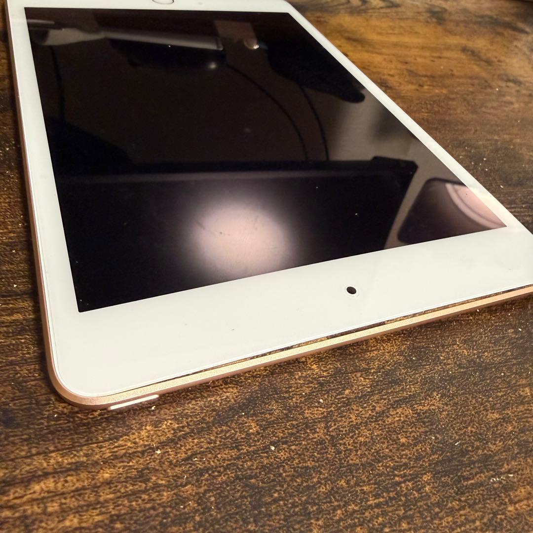 【ジャンク品】iPad mini 第5世代 ゴールド 本体 箱、カバー付き