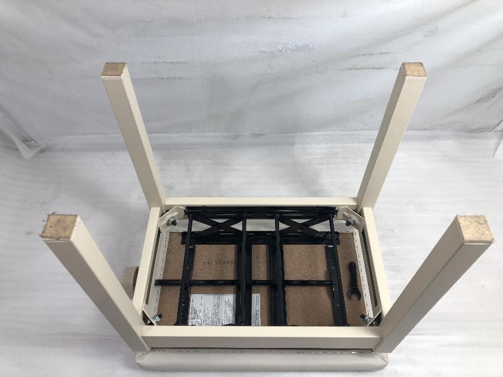 ※83256※KAWAI　ピアノ椅子（ホワイト）★送料無料