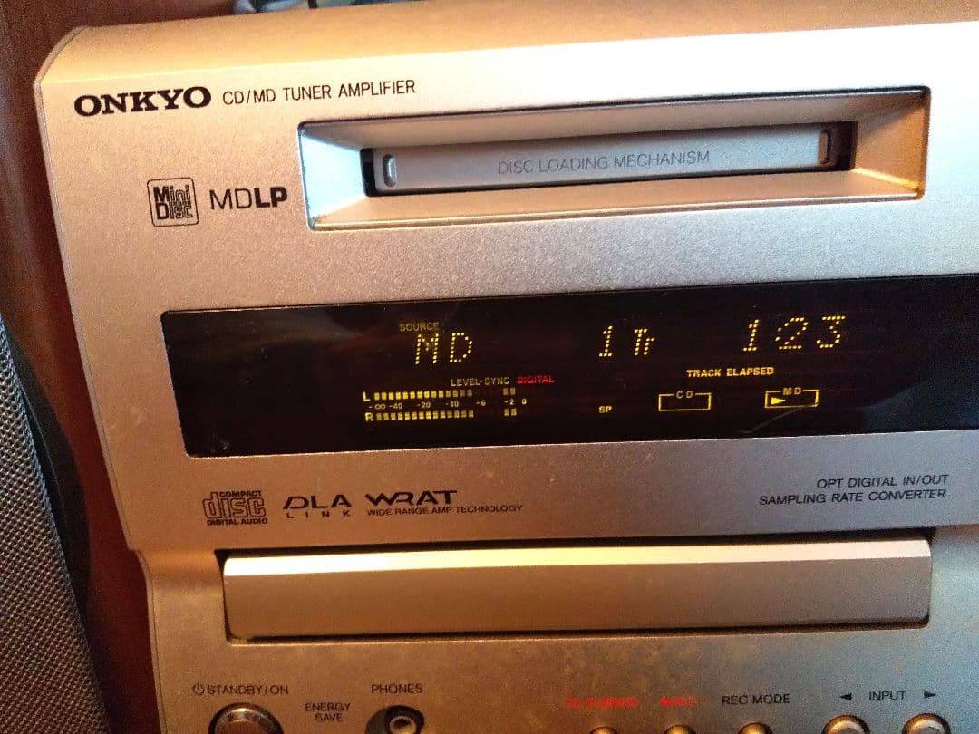 【正常動作品】ONKYO CD/MD Tuner Amplifier FR-X7