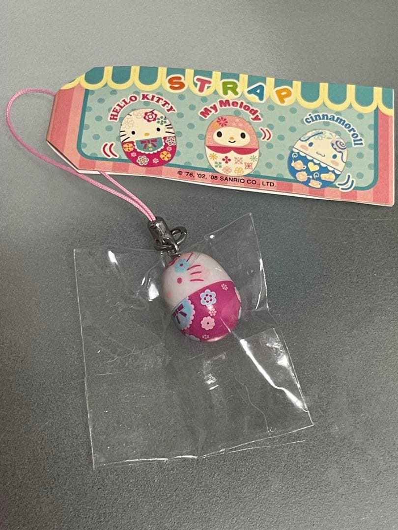サンリオ ハローキティ イースターエッグ ご当地 ストラップ 根付け たまご