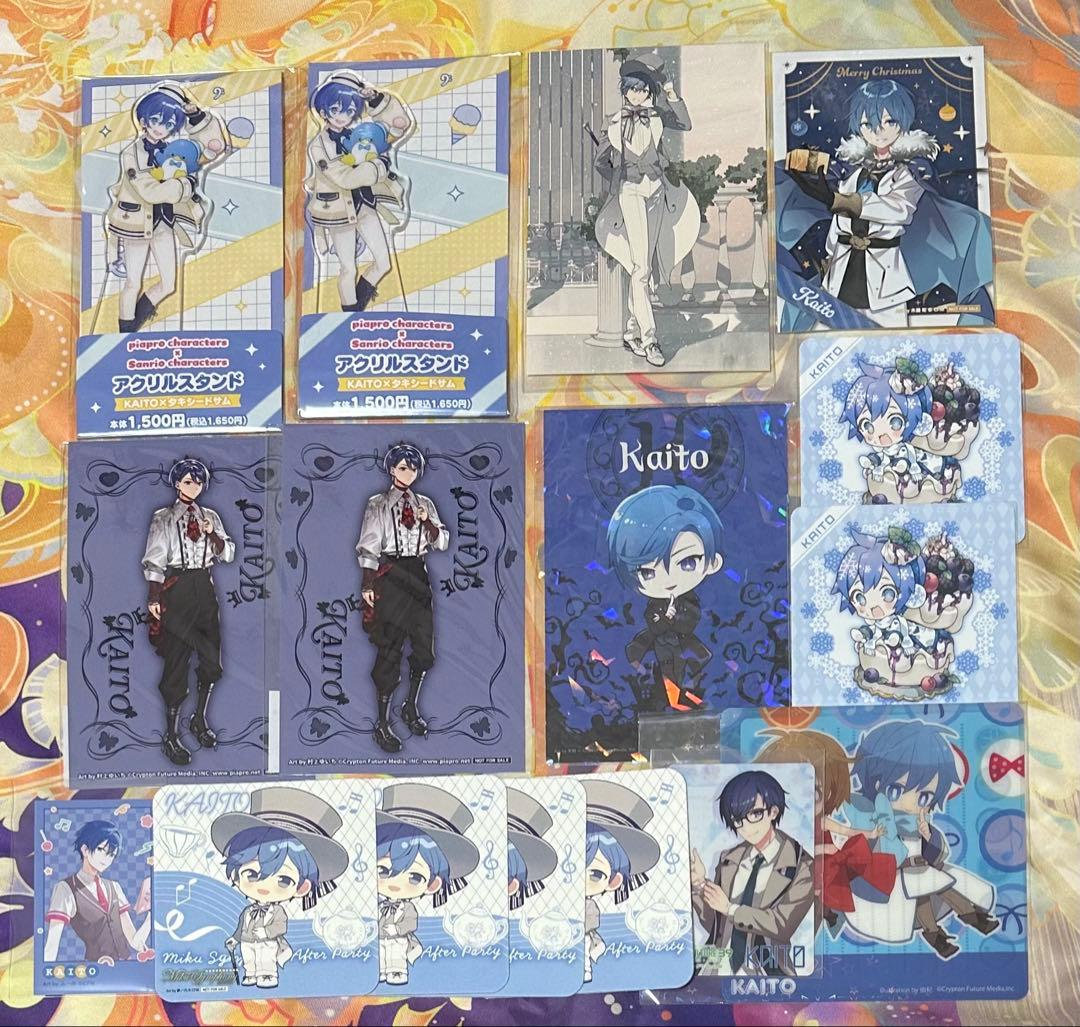 VOCALOID KAITO まとめ売り　缶バッジ　アクリルスタンド　カード